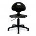 Nautilus Designs Derwent Polyurethane Operator Chair With Spring Loaded Backrest Mechanism Black - DPAPOLYOPS 41880NA