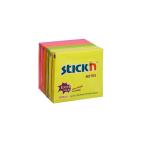 ValueX Extra Sticky Notes 76x76mm 90 Sheets Neon Colours (Pack 6) EH7648 - 21679 41899HP