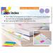 ValueX Index Flags Repositionable 12x45mm 5x25 Flags Neon Assorted Colours (Pack 125) 21050 42060HP