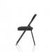 Dynamic Sicily PU Leather Folding Chair Black/Black Frame - BR000310 42097DY