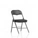 Dynamic Sicily PU Leather Folding Chair BlackBlack Frame - BR000310 42097DY