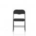 Dynamic Sicily PU Leather Folding Chair BlackBlack Frame - BR000310 42097DY