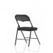 Dynamic Sicily PU Leather Folding Chair BlackBlack Frame - BR000310 42097DY