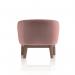 Dynamic Lulu Fabric Armchair With Wooden Legs Old Rosa - SF000003 42118DY