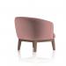 Dynamic Lulu Fabric Armchair With Wooden Legs Old Rosa - SF000003 42118DY