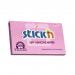 Stickn 360 Sticky Notes 76x127mm 100 Sheets Assorted Colours (Pack 12) 21793 42158HP