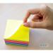 Stickn Sticky Notes Cube 76x76mm 400 Sheets Neon Colours 21539 42228HP