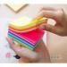 Stickn Sticky Notes Cube 76x76mm 400 Sheets Neon Colours 21539 42228HP