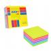Stickn Sticky Notes Cube 76x76mm 400 Sheets Neon Colours 21539 42228HP