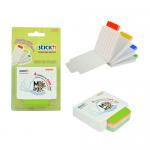 Stickn Magic Tracking Notes 70x70mm Ruled 100 Sheets White with Coloured Tab 21559 42235HP