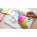 Stickn Magic Sticky Notes 76x76mm 100 Sheets Neon Colours (Pack 12) 21571 42242HP