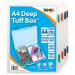 Tiger Tuff Box Polypropylene A4 Deep Clear - 300806 42449TG