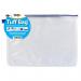 Tiger Tuff Bag Polypropylene A4+ 500 Micron Clear with Assorted Colour Zips - 300854 42498TG