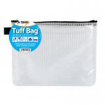 Tiger Tuff Bag Polypropylene A5 500 Micron Clear with Assorted Colour Zips - 301023 42505TG