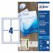 Avery Printable Cards 128mm x 82mm Inkjet Prints on Both Sides 100 Cards 25 Sheets - C2318-25 42515AV