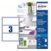 The Avery UK Printable Cards feature Avery Compliment Cards that measure 210mm x 9mm. These inkjet cards can be printed on both sides and come in a pack of 75 cards on 25 sheets. Perfect for creating personalized cards or invitations, these cards have a sleek and professional look.