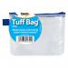 Tiger Tuff Bag Polypropylene Mini 500 Micron Clear with Assorted Colour Zips - 301340 42526TG