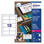 Avery Colour Laser Satin Bus Cards (Pack 250) C32026-25 42557AV