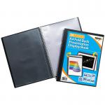 Tiger A4 Fold Back Display Book 24 Pocket Black - 301783 42680TG