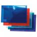 ValueX Popper Wallet Polypropylene A4+ Assorted Colours (Pack 25) - 300024 42834TG