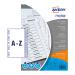 Avery Mylar Divider A-Z A4 Punched 150gsm White Card with White Mylar Tabs 05231061 42900AV