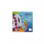Avery Labels in Dispenser Rectangular 19x25mm White (Pack 1200 Labels) 24-421 43166AV