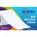 Avery Address Label Roll 76x37mm White (Pack 250 Labels) AL01 43474AV