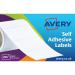 Avery Address Label Roll 76x37mm White (Pack 250 Labels) AL01 43474AV