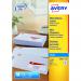 Avery Inkjet Address Label 38x21mm 65 Per A4 Sheet White (Pack 6500 Labels) J8651-100 43775AV