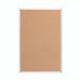 Bi-Office Earth-It Maya Cork Noticeboard Aluminium Frame 900x600mm Promotional Offer Free Pack of 20 Earth Natural Wood Push Pins - CA031790 43849BS