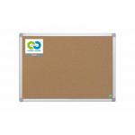 Bi-Office Earth-It Maya Cork Noticeboard Aluminium Frame 900x600mm Promotional Offer Free Pack of 20 Earth Natural Wood Push Pins - CA031790 43849BS