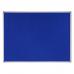 Bi-Office Earth-It Blue Felt Noticeboard Aluminium Frame 1200x900mm - FA0543790 43898BS
