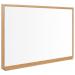Bi-Office Earth-It Non Magnetic Enamel Whiteboard Oak Wood Frame 900x600mm - CE06202318 43905BS