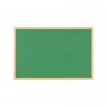 Bi-Office Earth-It Executive Green Felt Noticeboard Oak Wood Frame 900x600mm - FB0744239 43954BS