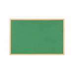 Bi-Office Earth-It Executive Green Felt Noticeboard Oak Wood Frame 900x600mm - FB0744239 43954BS