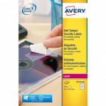 Avery Laser NoPeel Anti-Tamper Permanent Label 63x30mm 27 Per A4 Sheet White (Pack 540 Labels) L6114-20 43985AV