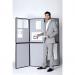 Bi-Office Showboard Exhibition System 6 Panel BlueGrey - DSP330516 44150BS