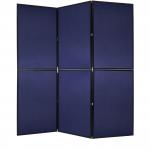 Bi-Office Showboard Exhibition System 6 Panel Blue/Grey - DSP330516 44150BS
