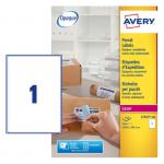 Avery Laser Parcel Label 199.6x289mm 1 Per A4 Sheet White (Pack 250 Labels) L7167-250 44265AV