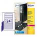 Avery Laser Filing Label Eurofolio 134x11mm 24 Per A4 Sheet White (Pack 600 Labels) L7170-25 44314AV