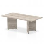 Dynamic Impulse W1200 x D600 x H435mm Rectanguar Coffee Table Panel Arrowhead Leg Grey Oak Finish - I003275 44505DY