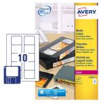 Avery Laser 3.5 inch Diskette Label 70x52mm White (Pack 250 Labels) L7666-25 44510AV