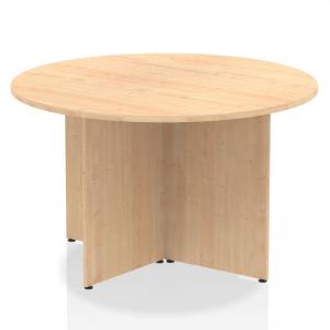 Photos - Office Desk Dynamic Impulse W1200 x D1200 x H730mm Free-Standing Round Table Panel 