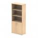 Dynamic Impulse W800 x D400 x H2000mm 4 Shelf Open BookcaseCupboard Maple Finish - I000227 44631DY