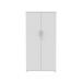 Dynamic Impulse W800 x D400 x H1600mm 3 Shelf Cupboard White Finish - S00011 44666DY