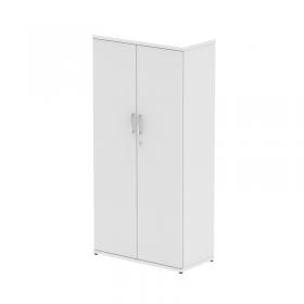 Dynamic Impulse W800 x D400 x H1600mm 3 Shelf Cupboard White Finish - S00011 44666DY