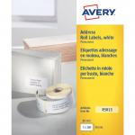 Avery Address Label Roll 89x36mm White (Pack 280 Labels) R5013 44734AV