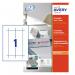 Avery Printable Tent Card 210x60mm 1 Per Sheet 190gsm White (Pack 20) L4796-20 44797AV