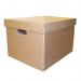 ValueX Archive/Storage Box and Lid 405x337x285mm Brown (Pack 10) - 220593 44850LM