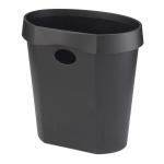 Avery Waste Bin Plastic Oval 18 Litre Black - DR500BLK 45147AV